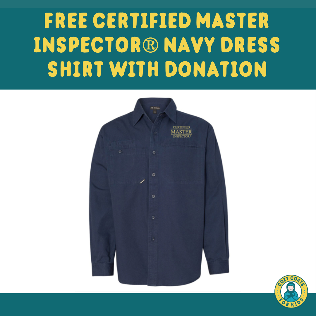 free-certified-master-inspector-dress-shirt CMI Apparel / Clothing